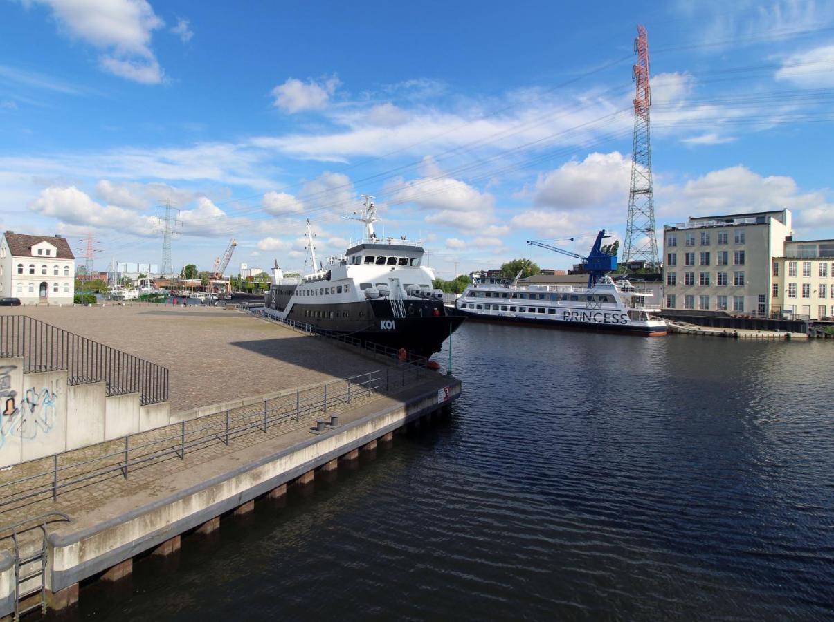 Neu! Einmaliges Loft Im Binnenhafen - Hafenblick! 汉堡 外观 照片
